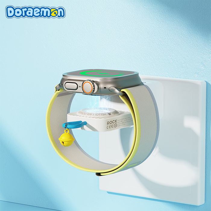 Rock - Doraemon W26 Type-C Apple Watch Wireless Charger 1 doraemon w26 type c apple watch wireless charger 41